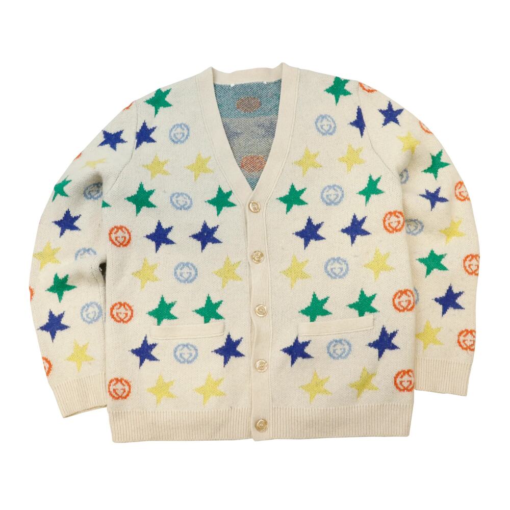 Vintage Gucci Knit Tan Cardigan Size M